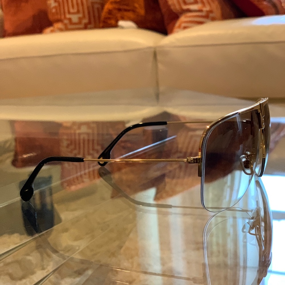 NWT Carrera Gold Rimmed Aviator Glasses
